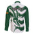 Zimbabwe Rugby The Sables Personalized Family Matching Off Shoulder Maxi Dress and Hawaiian Shirt Retro Jersey Inspired - Wonder Print Shop