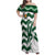 Zimbabwe Rugby The Sables Personalized Family Matching Off Shoulder Maxi Dress and Hawaiian Shirt Retro Jersey Inspired - Wonder Print Shop