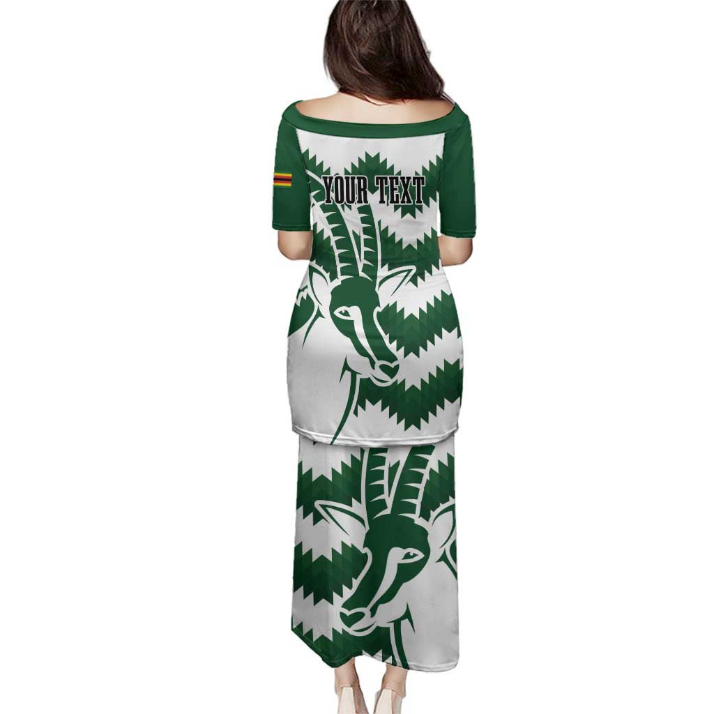 Zimbabwe Rugby The Sables Personalized Family Matching Puletasi and Hawaiian Shirt Retro Jersey Inspired - Wonder Print Shop