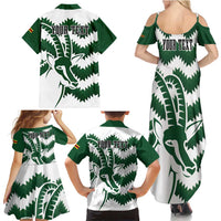 Zimbabwe Rugby The Sables Personalized Family Matching Summer Maxi Dress and Hawaiian Shirt Retro Jersey Inspired - Wonder Print Shop