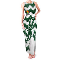 Zimbabwe Rugby The Sables Personalized Family Matching Tank Maxi Dress and Hawaiian Shirt Retro Jersey Inspired - Wonder Print Shop