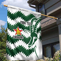 Zimbabwe Rugby The Sables Personalized Garden Flag Retro Jersey Inspired - Wonder Print Shop