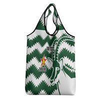 Zimbabwe Rugby The Sables Personalized Grocery Bag Retro Jersey Inspired - Wonder Print Shop