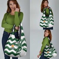 Zimbabwe Rugby The Sables Personalized Grocery Bag Retro Jersey Inspired - Wonder Print Shop