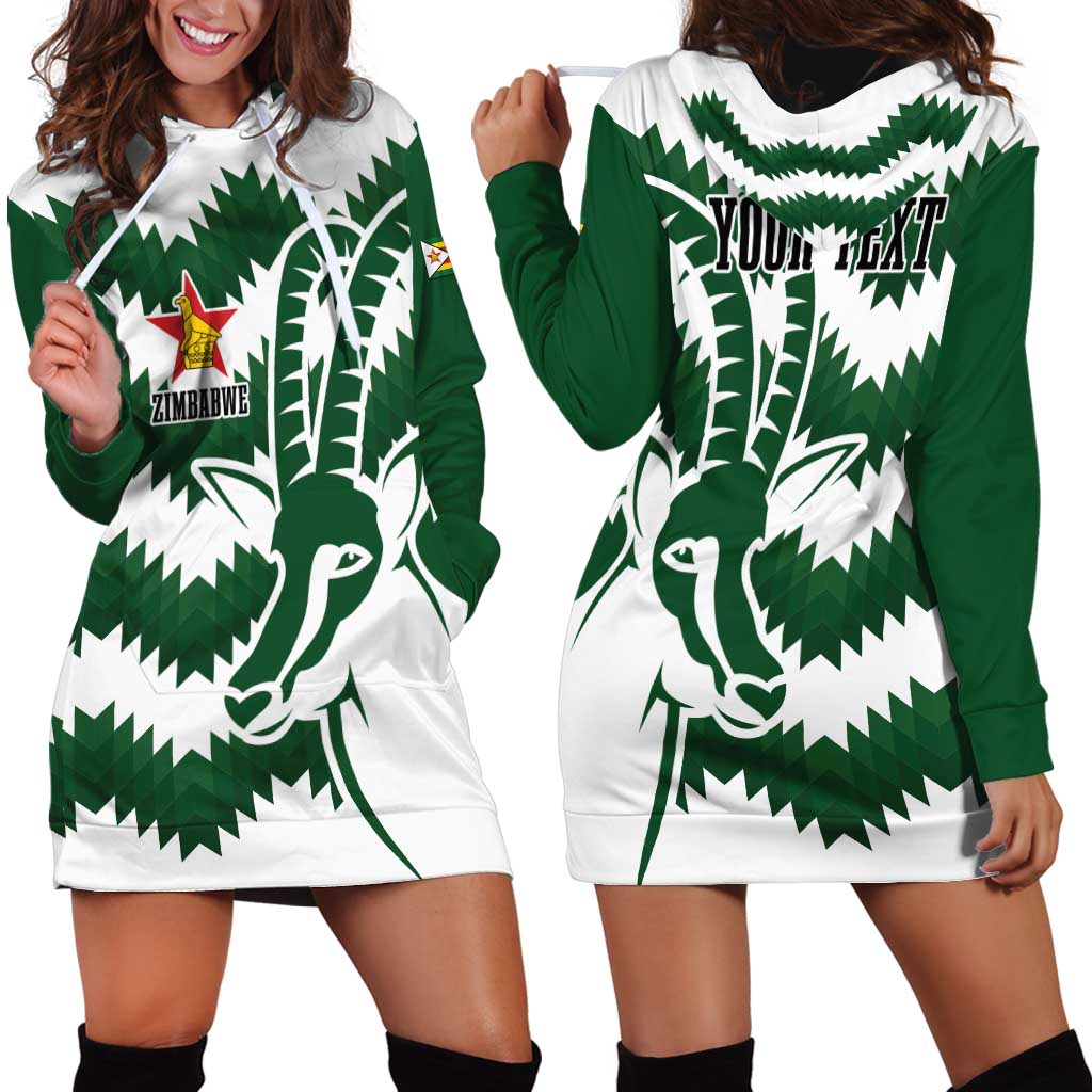 Zimbabwe Rugby The Sables Personalized Hoodie Dress Retro Jersey Inspired - Wonder Print Shop