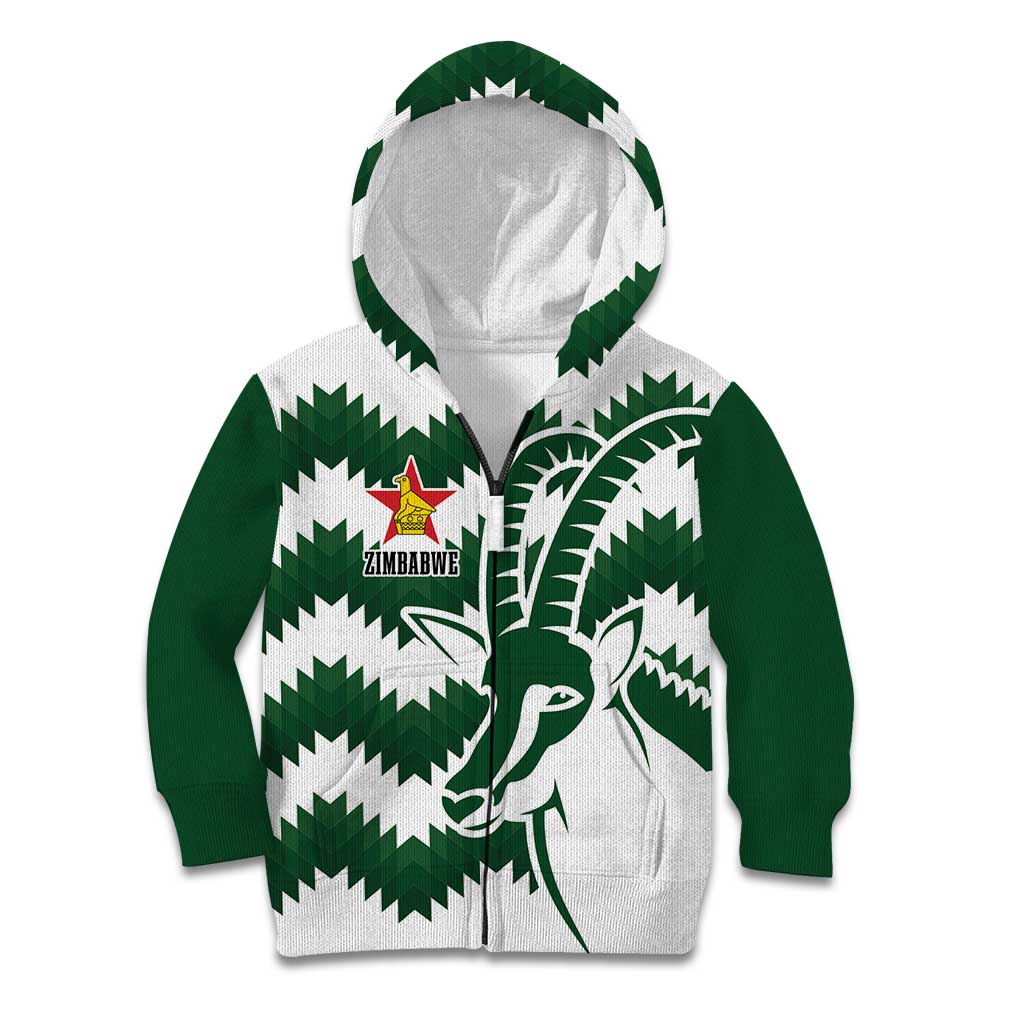 Zimbabwe Rugby The Sables Personalized Kid Hoodie Retro Jersey Inspired - Wonder Print Shop
