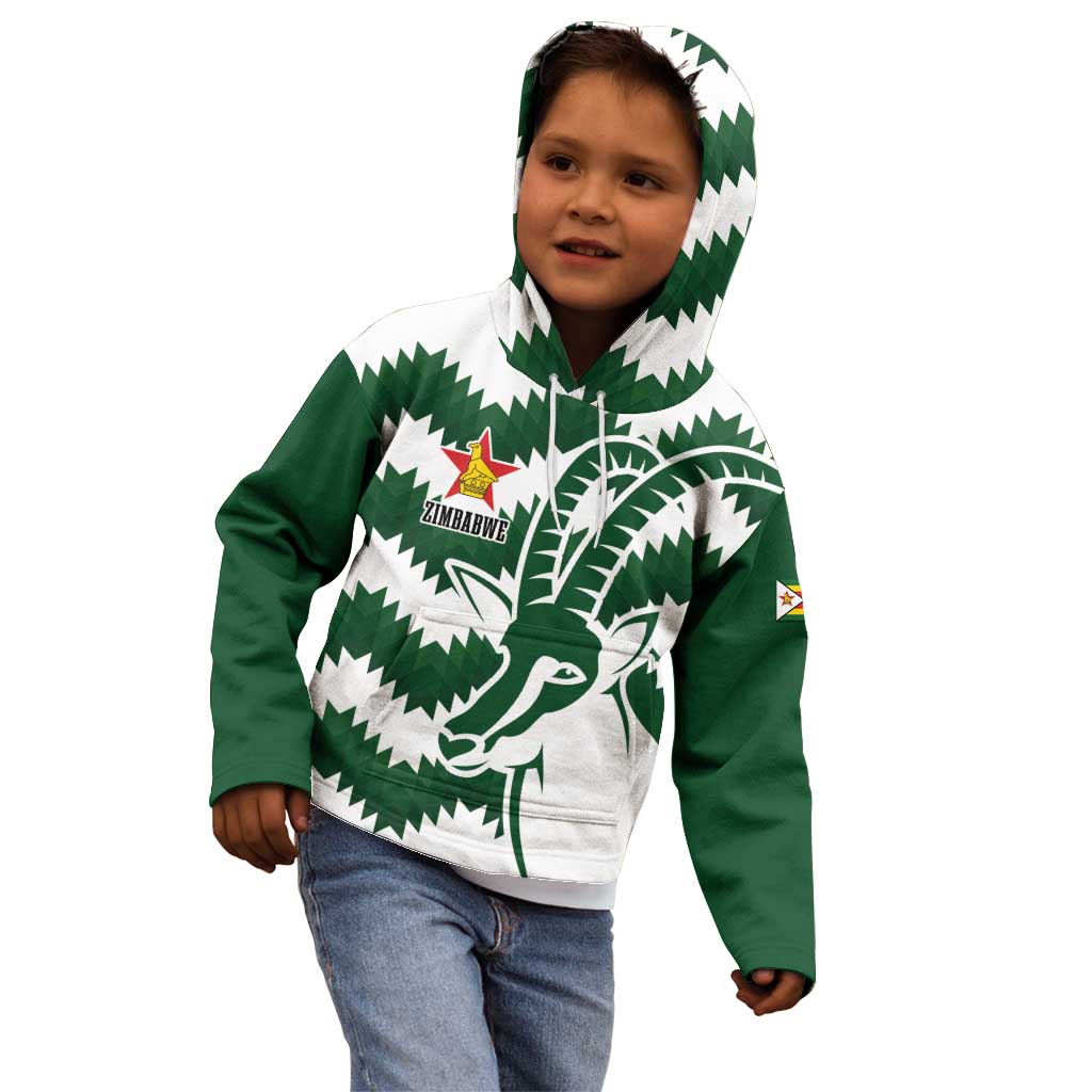 Zimbabwe Rugby The Sables Personalized Kid Hoodie Retro Jersey Inspired - Wonder Print Shop