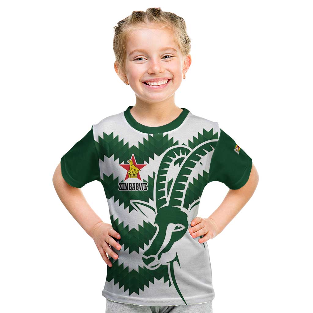 Zimbabwe Rugby The Sables Personalized Kid T Shirt Retro Jersey Inspired - Wonder Print Shop