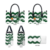 Zimbabwe Rugby The Sables Personalized Leather Bag Retro Jersey Inspired - Wonder Print Shop