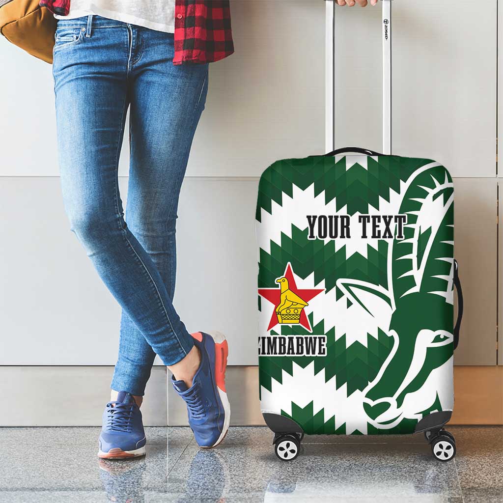 Zimbabwe Rugby The Sables Personalized Luggage Cover Retro Jersey Inspired - Wonder Print Shop