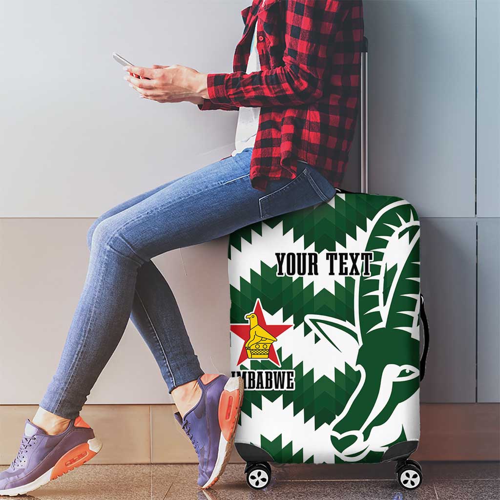 Zimbabwe Rugby The Sables Personalized Luggage Cover Retro Jersey Inspired - Wonder Print Shop