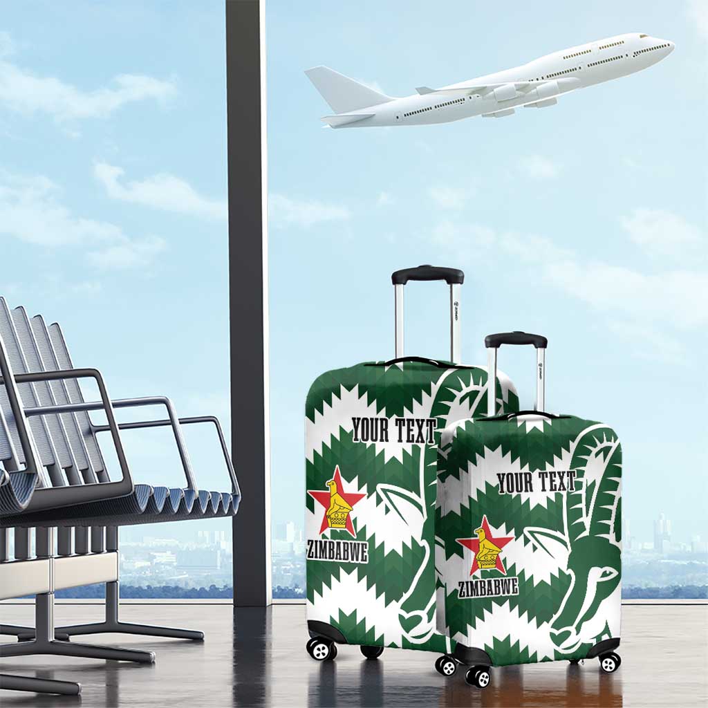 Zimbabwe Rugby The Sables Personalized Luggage Cover Retro Jersey Inspired - Wonder Print Shop