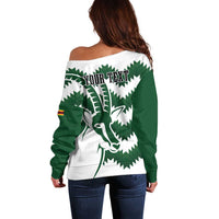 Zimbabwe Rugby The Sables Personalized Off Shoulder Sweater Retro Jersey Inspired - Wonder Print Shop