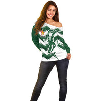 Zimbabwe Rugby The Sables Personalized Off Shoulder Sweater Retro Jersey Inspired - Wonder Print Shop