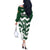 Zimbabwe Rugby The Sables Personalized Off The Shoulder Long Sleeve Dress Retro Jersey Inspired - Wonder Print Shop