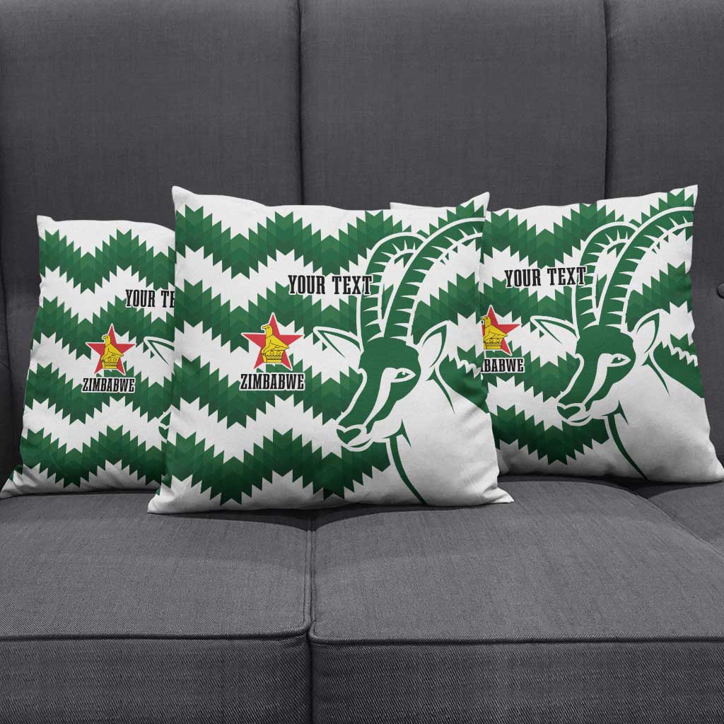 Zimbabwe Rugby The Sables Personalized Pillow Cover Retro Jersey Inspired - Wonder Print Shop