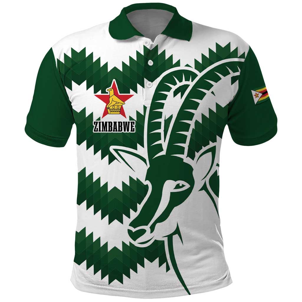 Zimbabwe Rugby The Sables Personalized Polo Shirt Retro Jersey Inspired - Wonder Print Shop