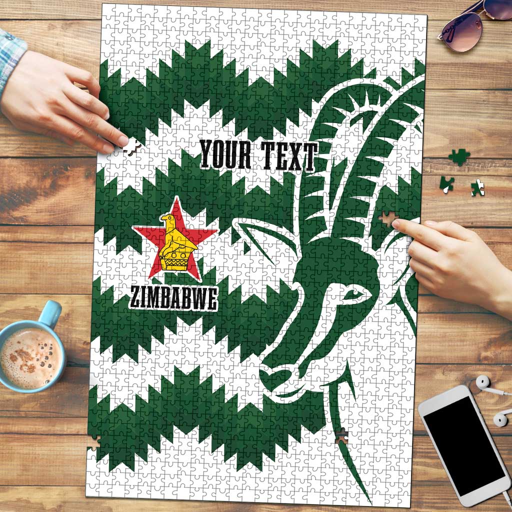 Zimbabwe Rugby The Sables Personalized Puzzle Retro Jersey Inspired - Wonder Print Shop
