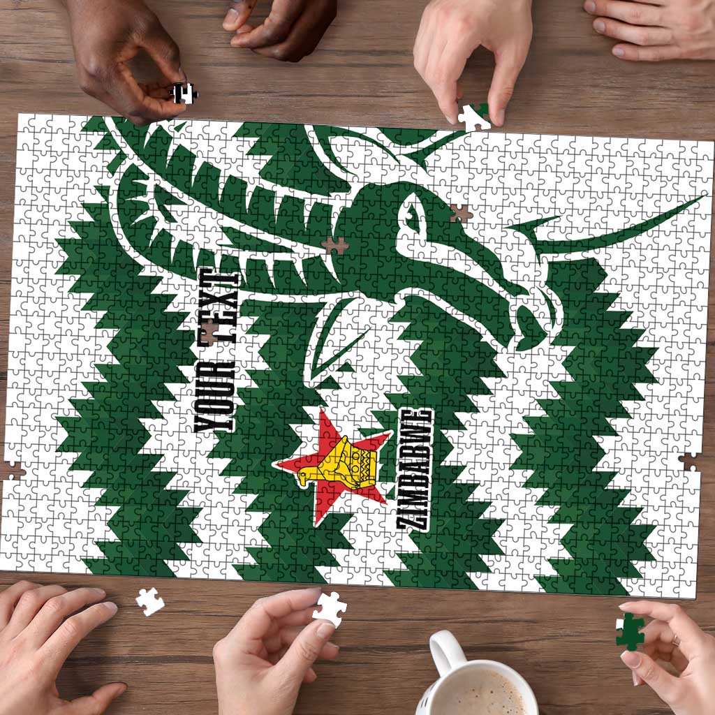 Zimbabwe Rugby The Sables Personalized Puzzle Retro Jersey Inspired - Wonder Print Shop