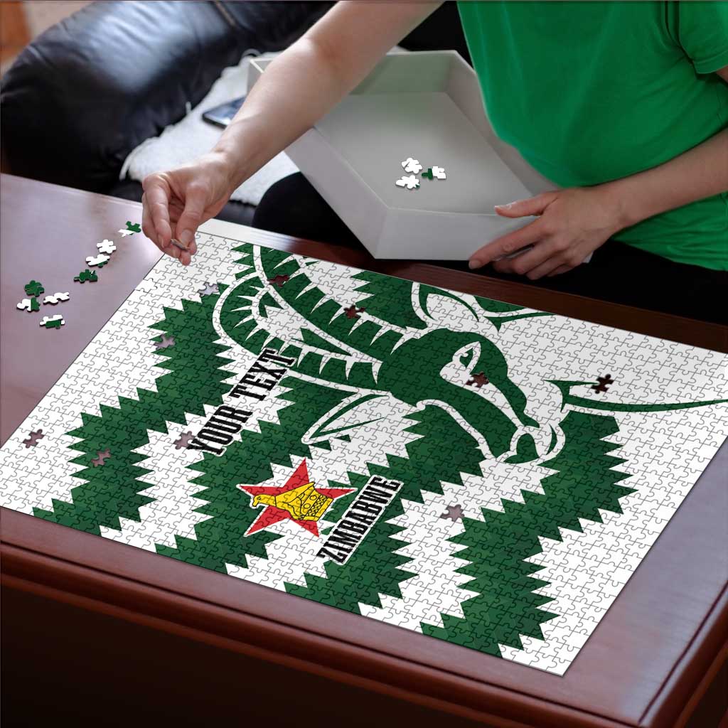 Zimbabwe Rugby The Sables Personalized Puzzle Retro Jersey Inspired - Wonder Print Shop