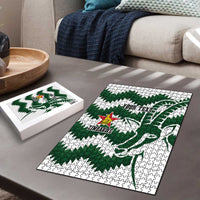 Zimbabwe Rugby The Sables Personalized Puzzle Retro Jersey Inspired - Wonder Print Shop