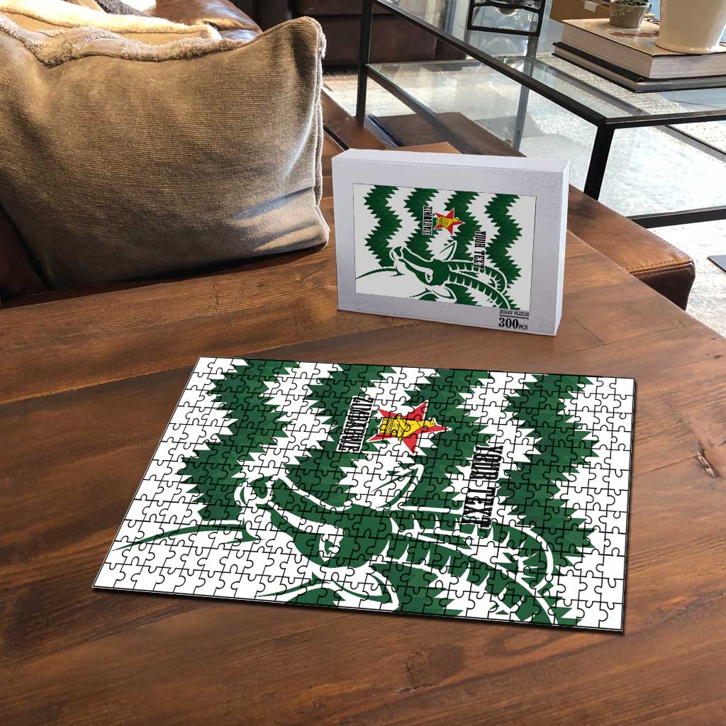 Zimbabwe Rugby The Sables Personalized Puzzle Retro Jersey Inspired - Wonder Print Shop