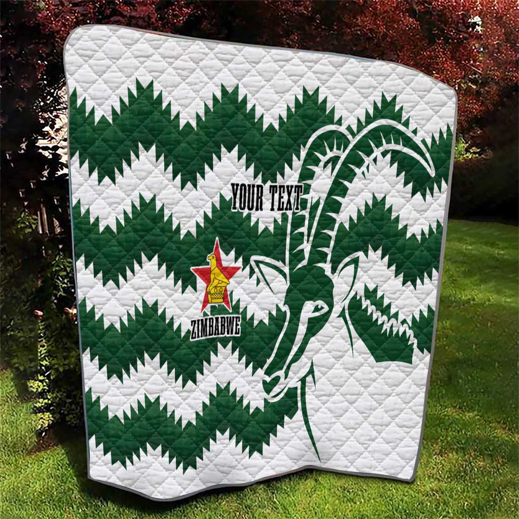 Zimbabwe Rugby The Sables Personalized Quilt Retro Jersey Inspired - Wonder Print Shop