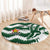 Zimbabwe Rugby The Sables Personalized Round Carpet Retro Jersey Inspired - Wonder Print Shop