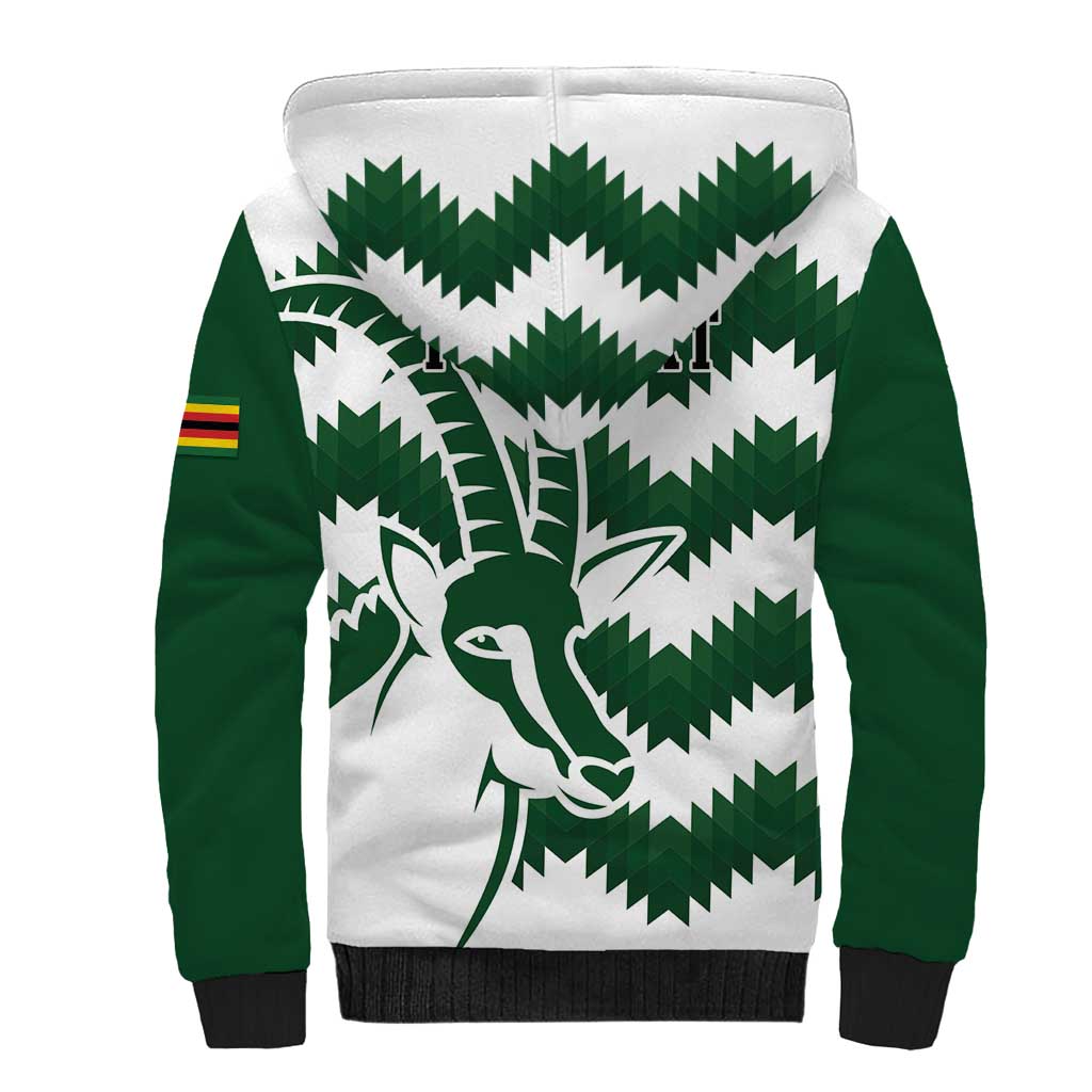 Zimbabwe Rugby The Sables Personalized Sherpa Hoodie Retro Jersey Inspired - Wonder Print Shop