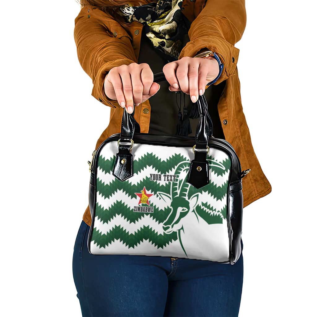 Zimbabwe Rugby The Sables Personalized Shoulder Handbag Retro Jersey Inspired - Wonder Print Shop