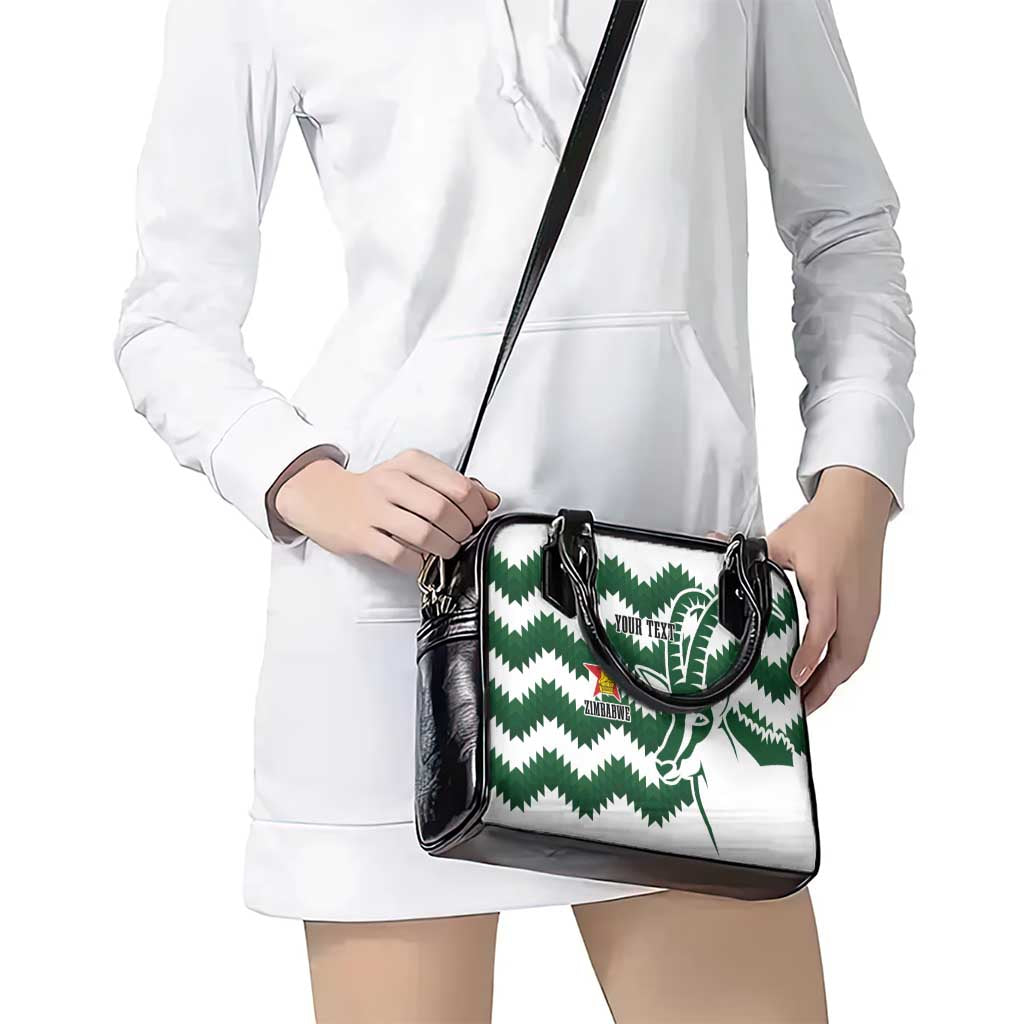 Zimbabwe Rugby The Sables Personalized Shoulder Handbag Retro Jersey Inspired - Wonder Print Shop
