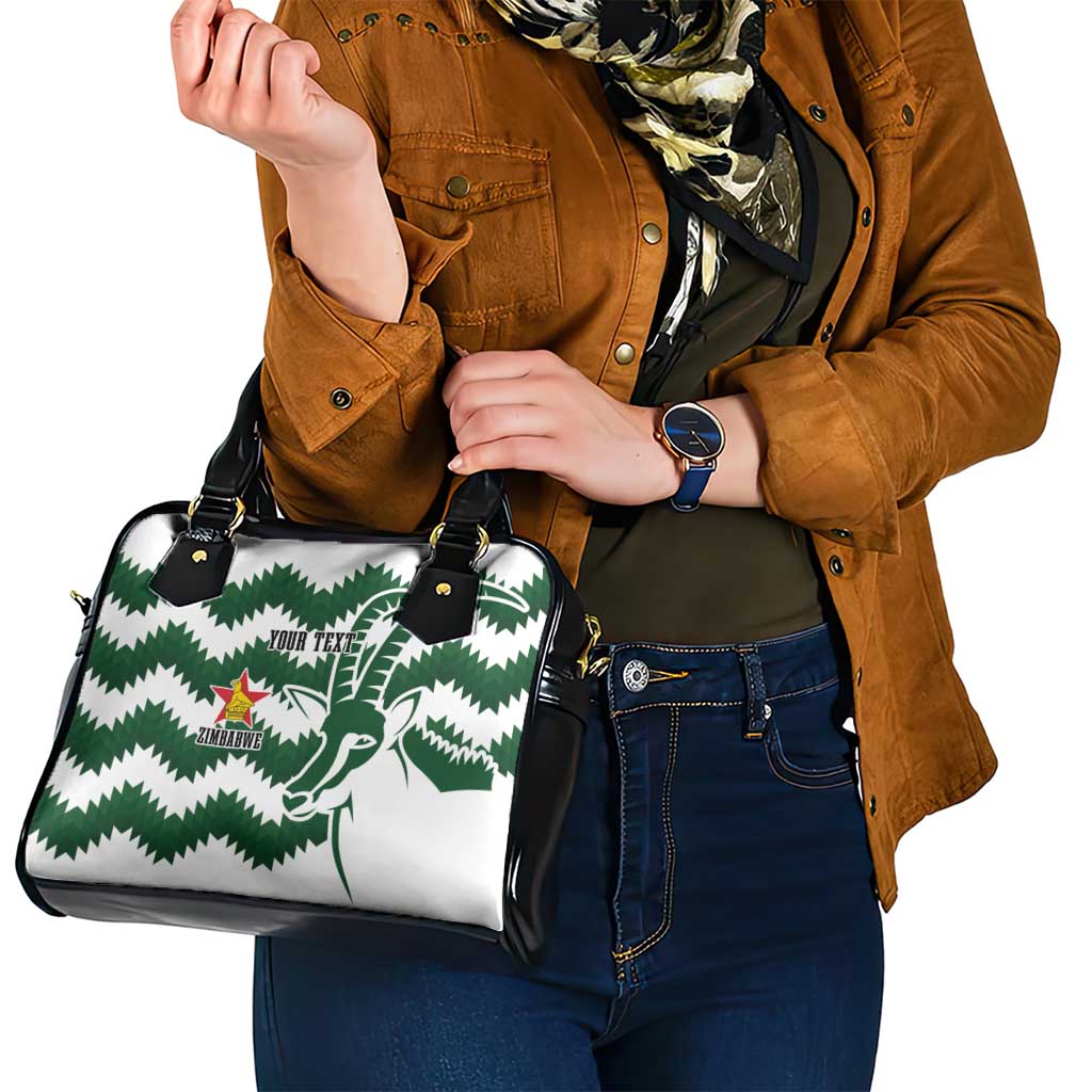 Zimbabwe Rugby The Sables Personalized Shoulder Handbag Retro Jersey Inspired - Wonder Print Shop
