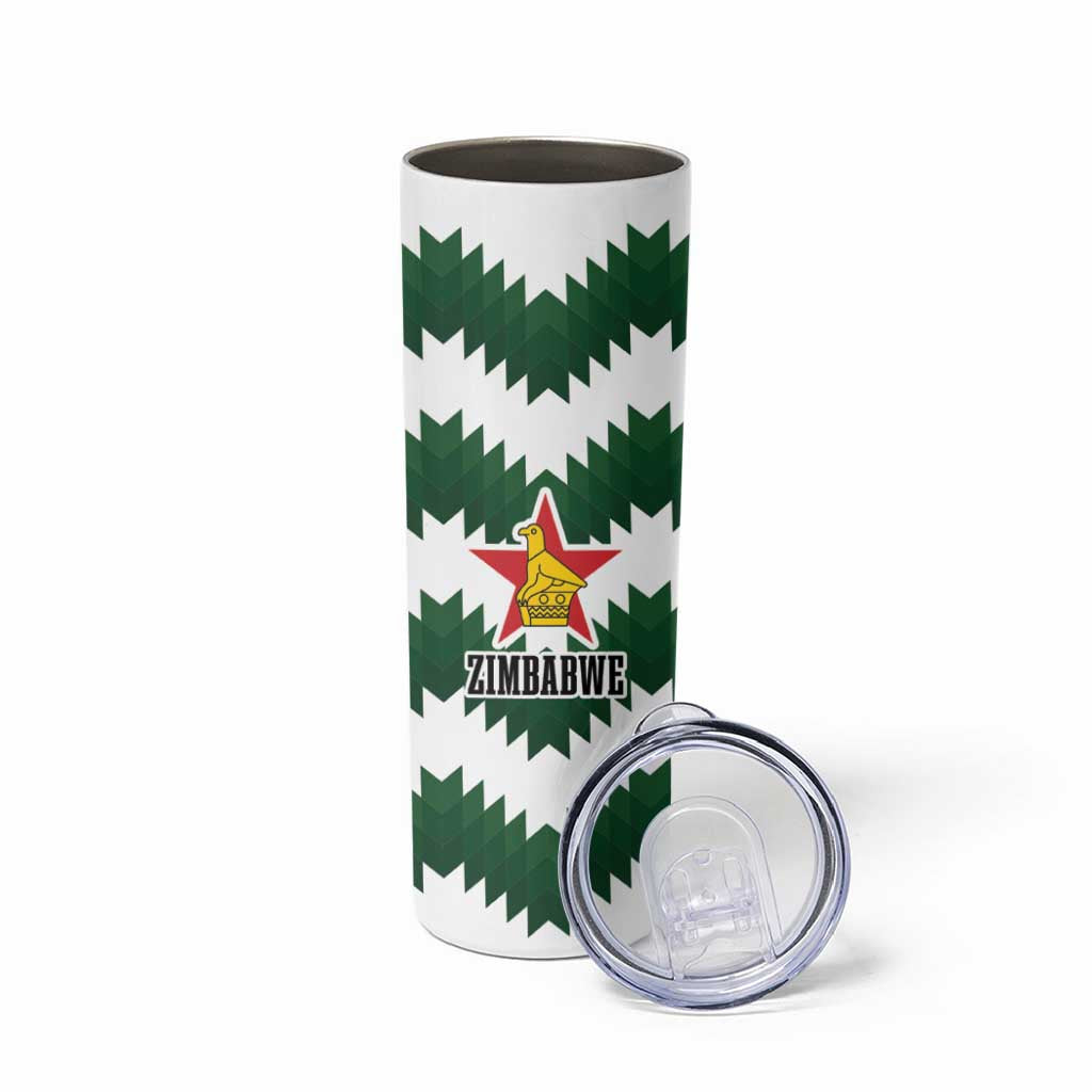 Zimbabwe Rugby The Sables Personalized Skinny Tumbler Retro Jersey Inspired - Wonder Print Shop