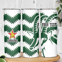 Zimbabwe Rugby The Sables Personalized Skinny Tumbler Retro Jersey Inspired - Wonder Print Shop