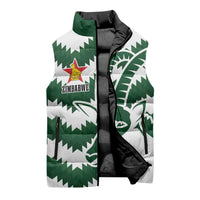Zimbabwe Rugby The Sables Personalized Sleeveless Puffer Jacket Retro Jersey Inspired - Wonder Print Shop