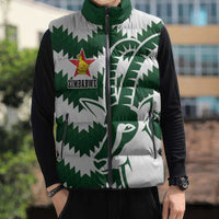 Zimbabwe Rugby The Sables Personalized Sleeveless Puffer Jacket Retro Jersey Inspired - Wonder Print Shop