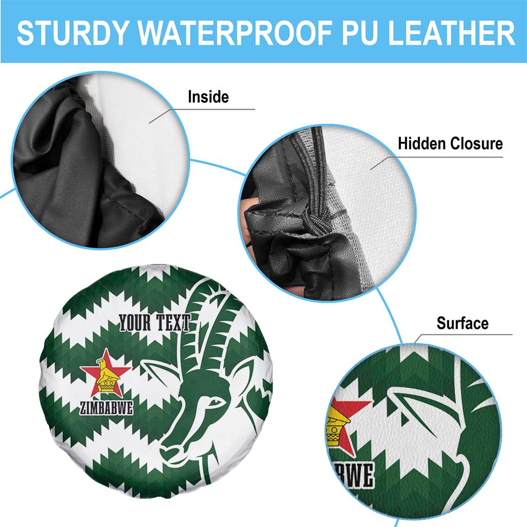 Zimbabwe Rugby The Sables Personalized Spare Tire Cover Retro Jersey Inspired - Wonder Print Shop