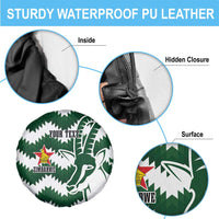 Zimbabwe Rugby The Sables Personalized Spare Tire Cover Retro Jersey Inspired - Wonder Print Shop