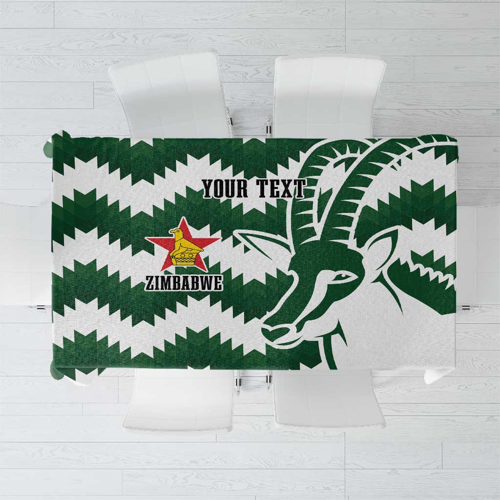 Zimbabwe Rugby The Sables Personalized Tablecloth Retro Jersey Inspired - Wonder Print Shop