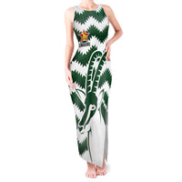Zimbabwe Rugby The Sables Personalized Tank Maxi Dress Retro Jersey Inspired - Wonder Print Shop