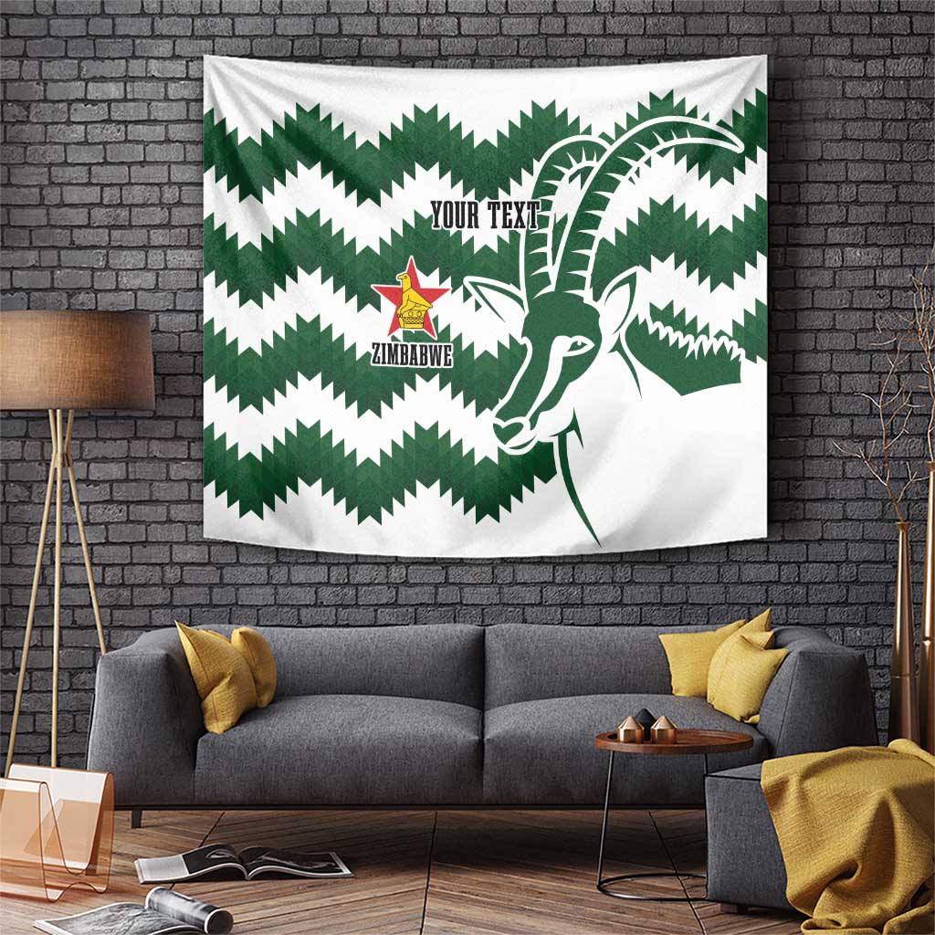 Zimbabwe Rugby The Sables Personalized Tapestry Retro Jersey Inspired - Wonder Print Shop