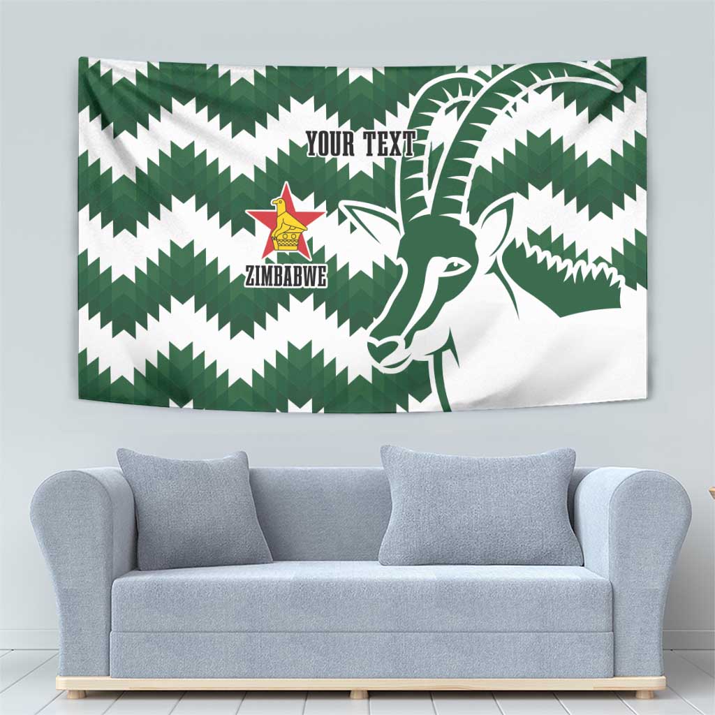 Zimbabwe Rugby The Sables Personalized Tapestry Retro Jersey Inspired - Wonder Print Shop