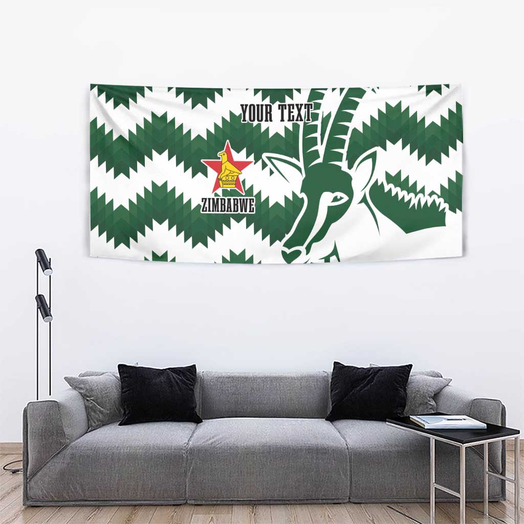 Zimbabwe Rugby The Sables Personalized Tapestry Retro Jersey Inspired - Wonder Print Shop