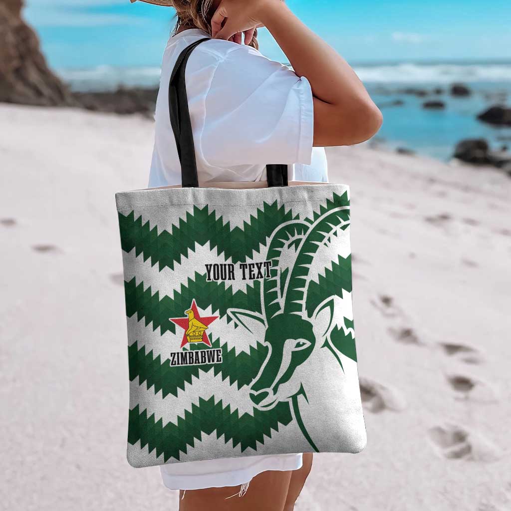 Zimbabwe Rugby The Sables Personalized Tote Bag Retro Jersey Inspired - Wonder Print Shop