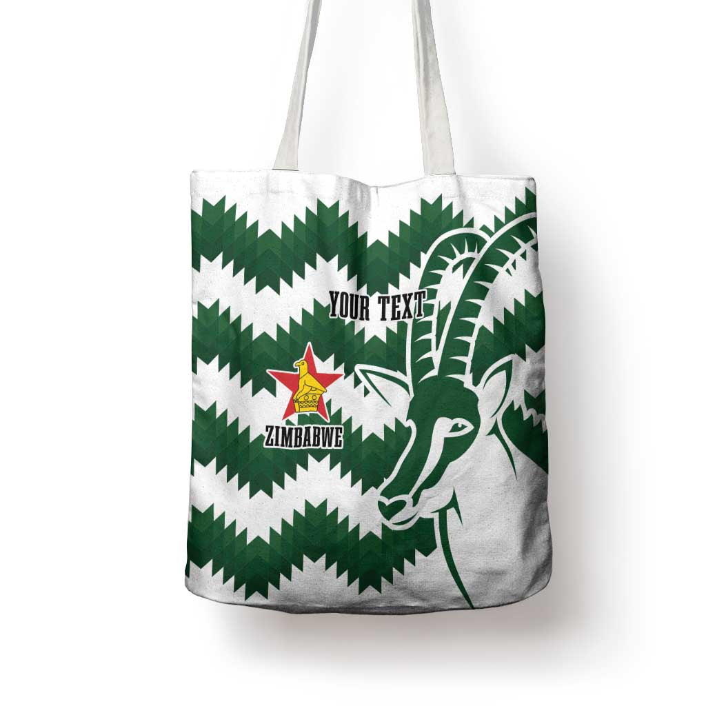 Zimbabwe Rugby The Sables Personalized Tote Bag Retro Jersey Inspired - Wonder Print Shop