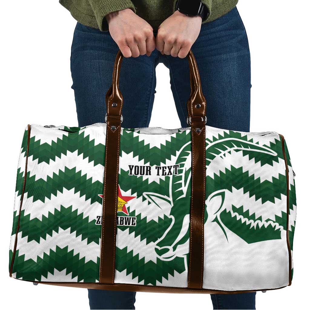 Zimbabwe Rugby The Sables Personalized Travel Bag Retro Jersey Inspired - Wonder Print Shop