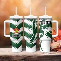 Zimbabwe Rugby The Sables Personalized Tumbler With Handle Retro Jersey Inspired - Wonder Print Shop