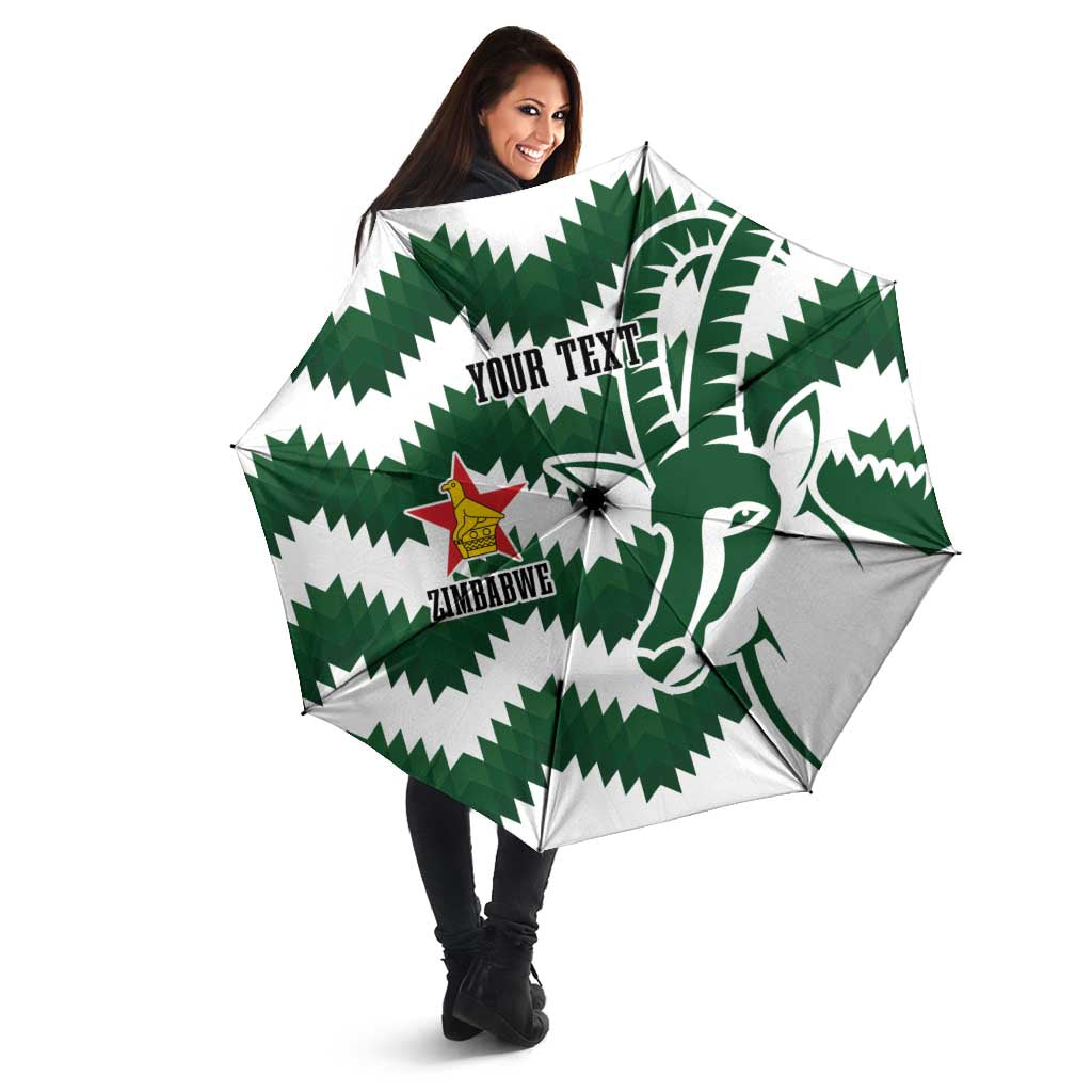 Zimbabwe Rugby The Sables Personalized Umbrella Retro Jersey Inspired - Wonder Print Shop
