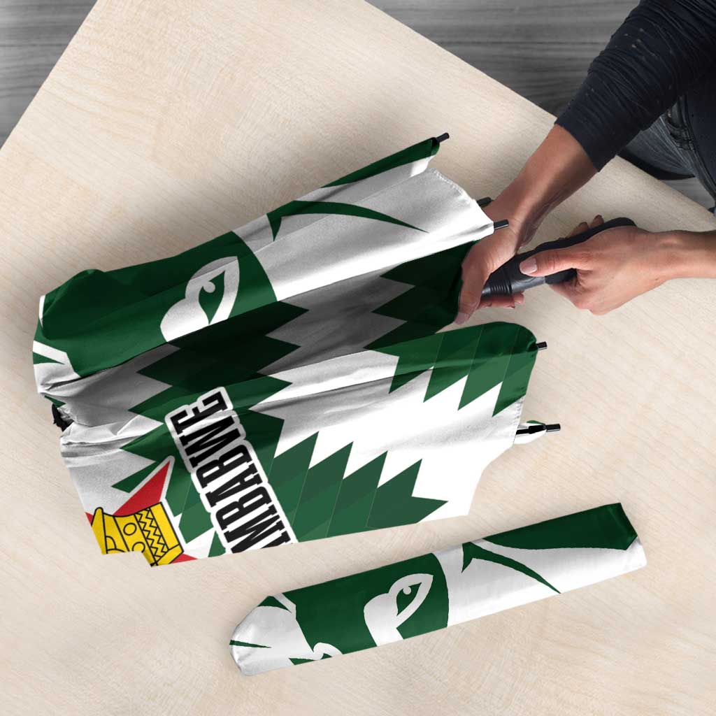 Zimbabwe Rugby The Sables Personalized Umbrella Retro Jersey Inspired - Wonder Print Shop