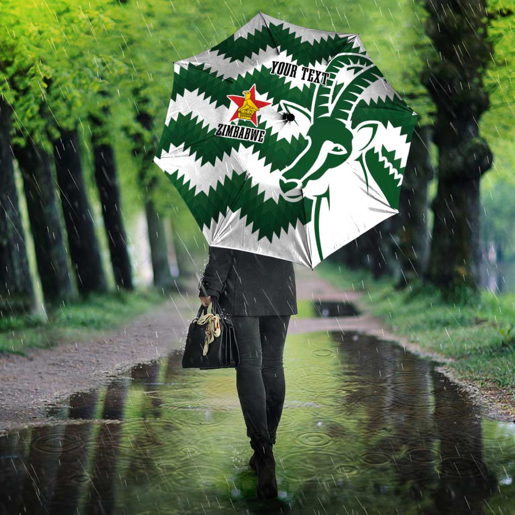 Zimbabwe Rugby The Sables Personalized Umbrella Retro Jersey Inspired - Wonder Print Shop